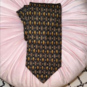 PIERRE BALMAIN Men’s Necktie - Extra Long Patterned Tie - 100% Silk - GUC